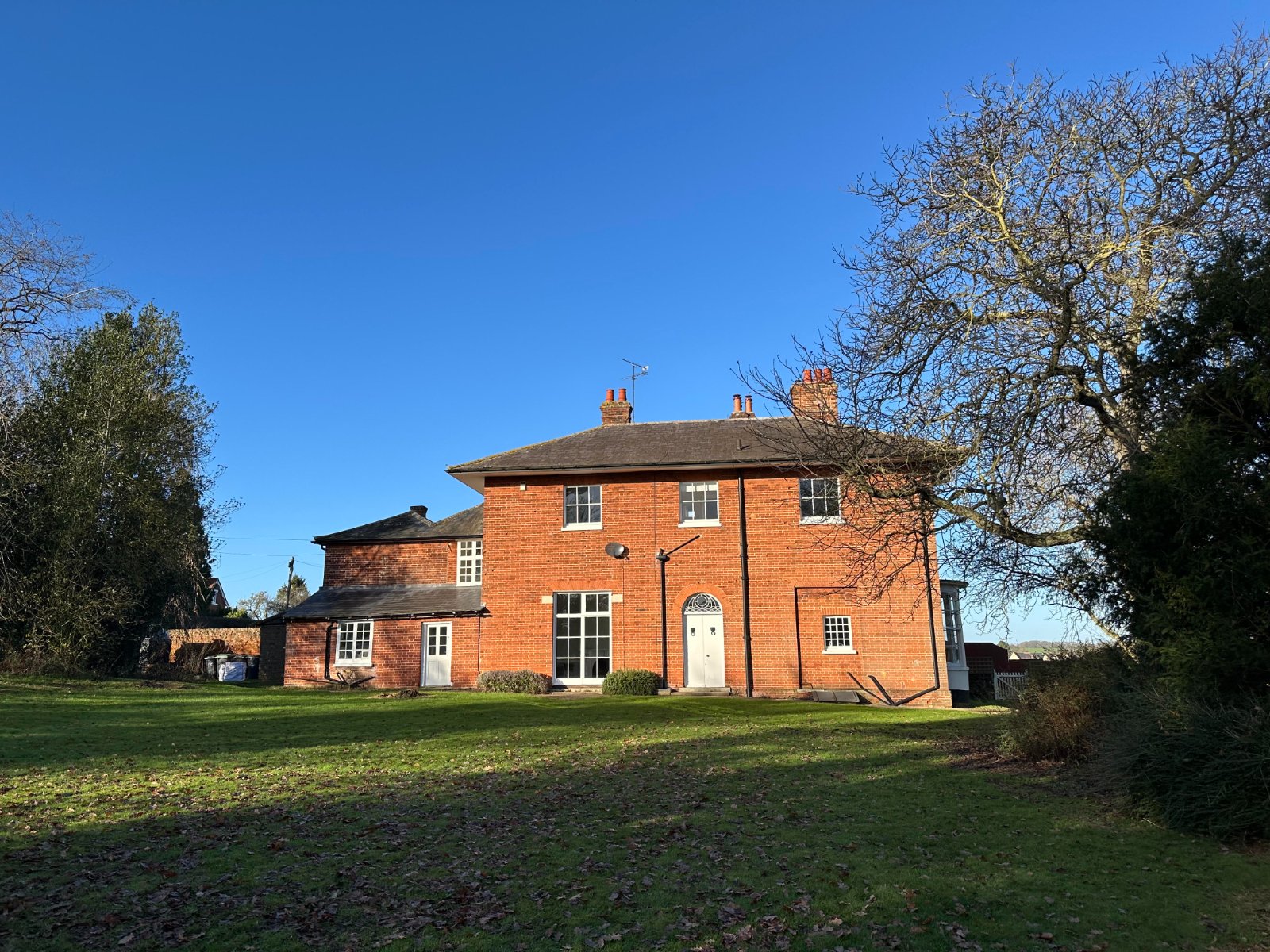 Georgian manor house in rural Essex
